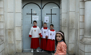 Pope kicks off Christmas under shadow of Israel&rsquo;s Gaza offensive