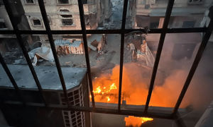 اسرائیلی فوج کی جارحیت جاری، شمالی غزہ میں قائم آخری ہسپتال کو آگ لگا دی