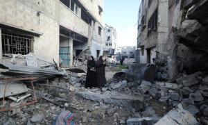 Rescuers struggle to extract victims after Gaza City home attack