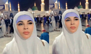 راکھی ساونت کی عمرے کی ادائیگی کی ویڈیو وائرل