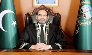 May 9 riots: Justice Afghan says military trials &lsquo;similar&rsquo; to those in civilian courts