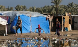 Displaced Gazans pine for home