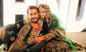 اداکارہ حریم سہیل نے دلہا کے ہمراہ مہندی کی ویڈیوز شیئر کردیں