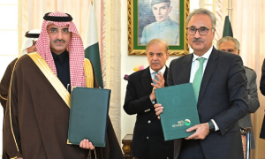 پاکستان، سعودی فنڈ فار ڈیولپمنٹ کے درمیان 1.61 ارب ڈالر کے معاہدوں پر دستخط