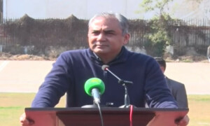 قذافی اسٹیڈیم کی تکمیل میں حصہ لینے والے ہر فرد کا شکر گزار ہوں، محسن نقوی