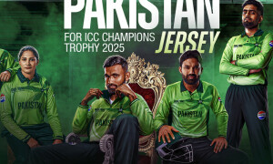 چیمپئنز ٹرافی کے لیے پاکستان ٹیم کی نئی کٹ کی رونمائی کردی گئی