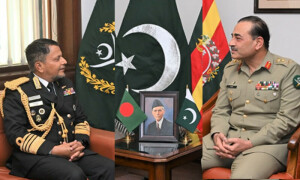آرمی چیف کی بنگلہ دیشی بحریہ کے سربراہ سے ملاقات، سیکیورٹی تعاون بڑھانے پر تبادلہ خیال