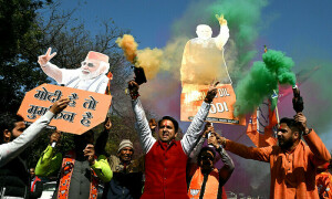 مودی کی بھارتیہ جنتا پارٹی 27 سال بعد دہلی میں انتخابات جیتنے میں کامیاب