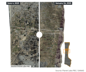 SEE: Israel&rsquo;s Netzarim Corridor in Gaza, before and after occupation