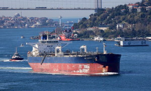US sanctions strand Iran, Russia oil on tankers, driving up crude costs