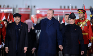 Turkiye President Erdogan touches down in Pakistan