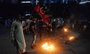Four PTI leaders among 31 indicted for &lsquo;torching PML-N office&rsquo; in Lahore