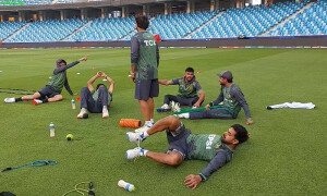 چیمپئنز ٹرافی: پاک-بھارت میچ، قومی ٹیم کی دبئی میں پریکٹس، بابر اعظم نے حصہ نہیں لیا