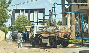 Karachi to face another major water crisis as KWSC starts line repair work