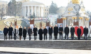Ukraine hosts European leaders as US backing fades 3 years since invasion