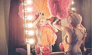 WIDE ANGLE; RHINESTONES AND JOY