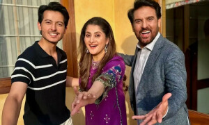 پہلی بار ریمبو اور صاحبہ کے ساتھ ان کا بیٹا بھی ڈرامے میں کاسٹ