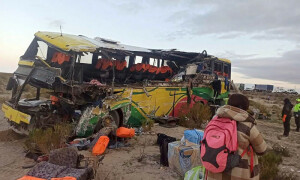 37 killed in Bolivia after two buses collide