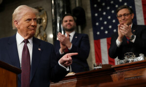 Trump brings &lsquo;TV instincts&rsquo; to first Congress speech