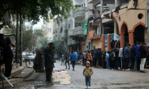 Israeli air strike kills two in southern Gaza