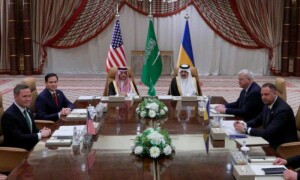US, Ukraine hold talks in Saudi Arabia after major drone attack on Russia