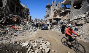 48 bodies exhumed from Gaza&rsquo;s  ruined hospital