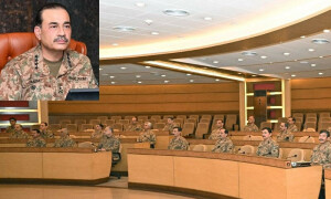 آرمی چیف کی زیر صدارت کور کمانڈر کانفرنس، ہر قیمت پر دہشتگردی کو ختم کرنے کا عزم