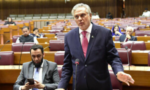 پنجاب سمیت کسی صوبے کو سندھ کا پانی نہیں جانے دیا جائے گا، اسحٰق ڈار