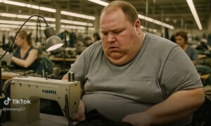 Viral Chinese AI video of US sweatshop workers mocks Trump&rsquo;s tariffs
