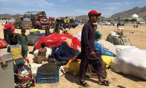 Stranded Afghans