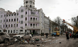 Russian strike on Ukraine&rsquo;s northeastern city kills 34