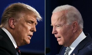 Biden slams Trump &lsquo;destruction&rsquo; in first post-presidency speech