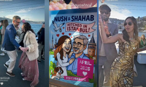 ترکیہ میں انوشے اشرف کی شادی کی تقریبات