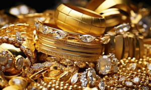 بُلندی پر پہنچنے کے بعد سونے کی قیمتوں میں معمولی تنزلی