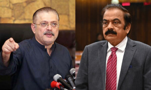 رانا ثنااللہ اور شرجیل میمن میں ٹیلی فونک رابطہ، کینال مسئلہ بات چیت سے حل کرنے پراتفاق