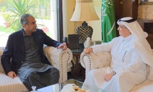 Mohsin Naqvi meets Saudi envoy