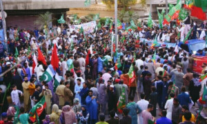 متنازع کینال منصوبے کیخلاف سندھ بھر میں آج بھی احتجاج