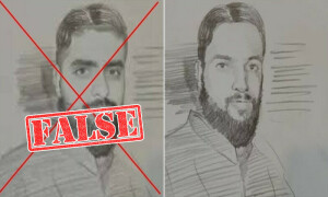 Fact check: Sketch of Pahalgam attack suspect resembling Babar Azam is doctored