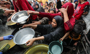 Over 65,000 Gaza children face acute malnutrition: media office