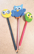 Wonder Craft: Owl buddies for your pencils