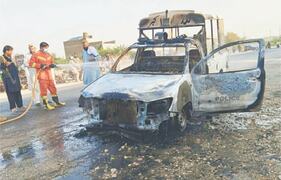 Two policemen injured in Lakki ambush