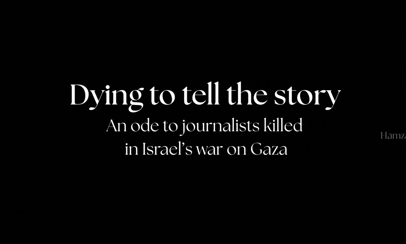Dying to tell the story in Gaza