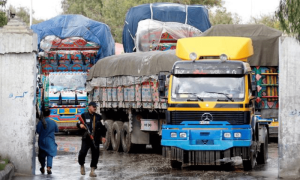 Afghan truckers suffer as Pakistan and India hostilities escalate
