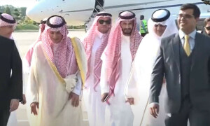جنگی صورتحال: سعودی وزیرمملکت برائے خارجہ عادل الجبیر اسلام آباد پہنچ گئے