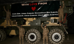 پاکستان کی جانب سے استعمال کیے گئے فتح میزائل شہید پاکستانی بچوں کے نام