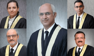ججز تبادلہ کیس: تبادلوں کی اصل وجہ اسلام آباد ہائی کورٹ کے 6 ججز کا خط ہے، منیر اے ملک