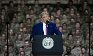 Trump claims nuclear deal with Iran likely, hopes to avoid military action