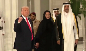 قطری امیر کی اہلیہ اور ٹرمپ کی ویڈیو عرب میڈیا پر وائرل