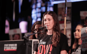 Freed captive Naama Levy says Israeli air strikes put her &lsquo;in the most danger&rsquo;