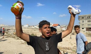 UN says images of Gaza aid rush &lsquo;heartbreaking&rsquo;
